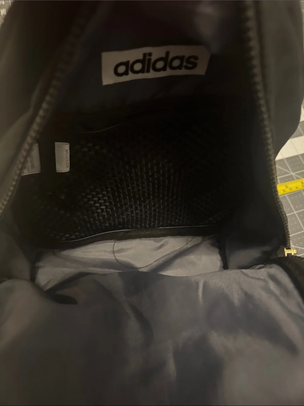 adidas Black Backpack with Gold Logo and Hardware - Picture 4 of 4